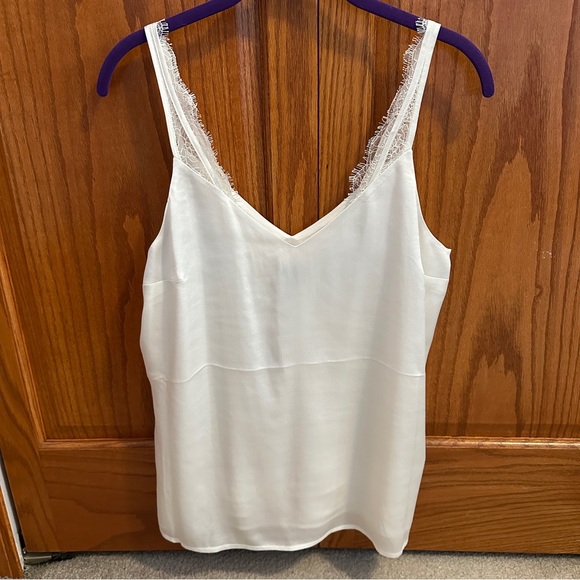 Express Tops - NWT Express Satin Lace Cami Top